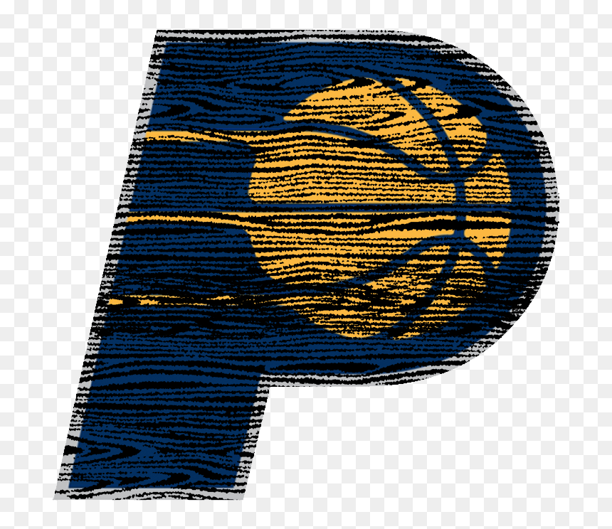 Indiana Pacers 2005-present Alternate Logo Distressed - Art, HD Png Download - pacers logo png