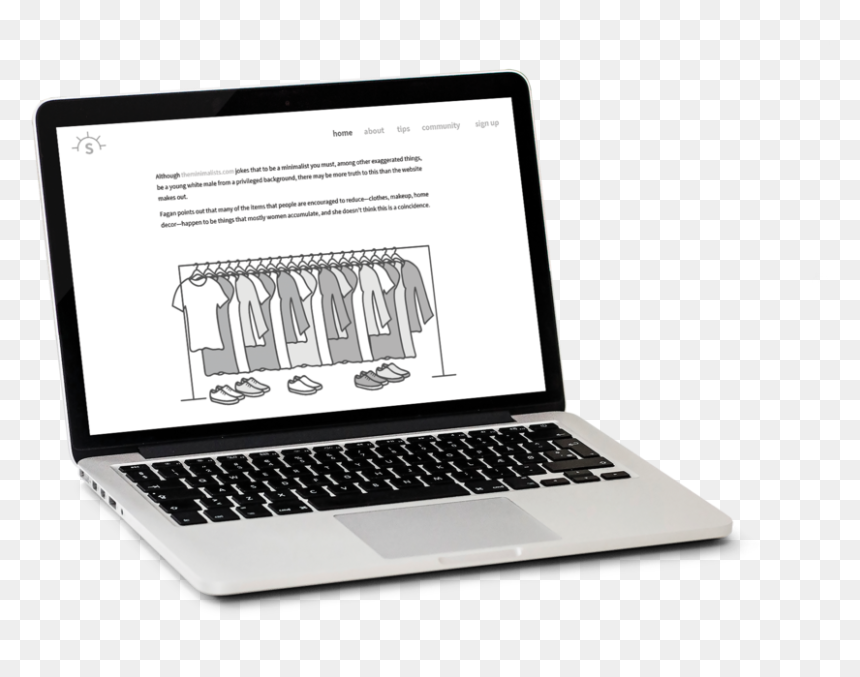 Mcbeth Sibam Computer - Laptop, HD Png Download - minimalist png