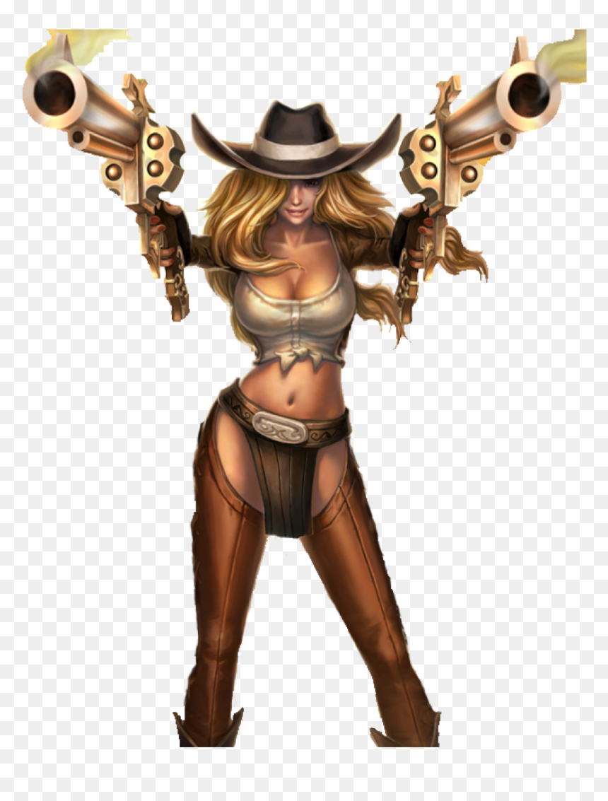 Miss Fortune Cow Girl, HD Png Download - miss fortune png