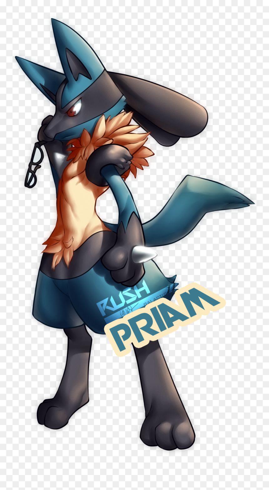 Lucario Pokemon Commission - Cartoon, HD Png Download - riolu png