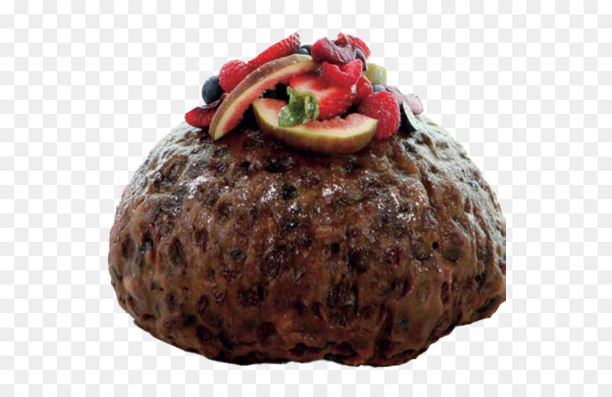 Plum Pudding Png File - Chocolate Brownie, Transparent Png - pudding png