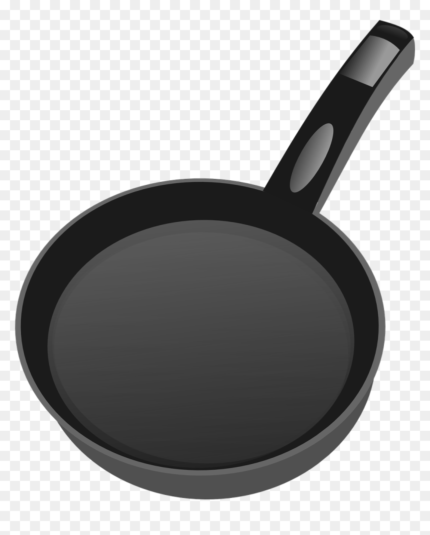 Iron,black,free - Transparent Pan Clipart, HD Png Download - skillet png