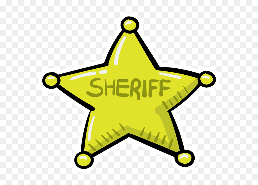 Dust Buddies Sheriff Star , Png Download, Transparent Png - sheriff star png
