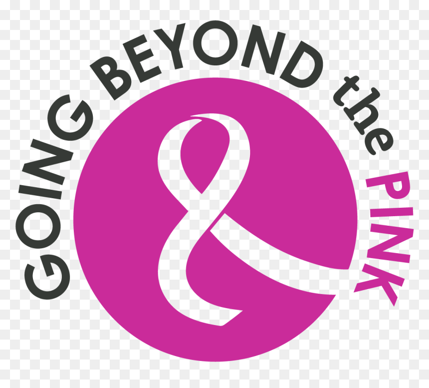 Going Beyond The Pink - Circle, HD Png Download - pink cancer ribbon png