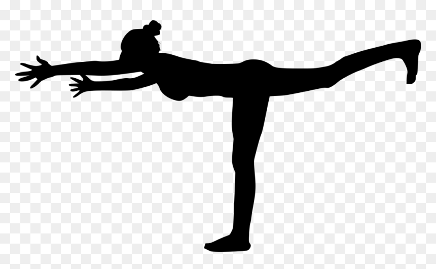 Yoga Silhouette - Silhouette Yoga Transparent Background, HD Png Download - yoga icon png