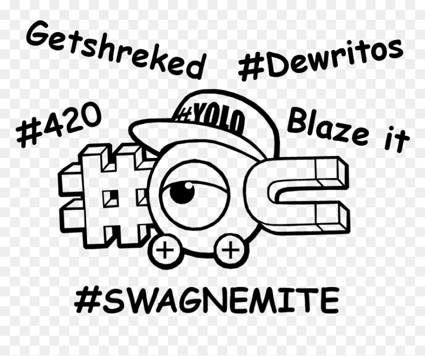 Swagnemite Deal , Png Download - Swagnemite Gif, Transparent Png - 420 blaze it png