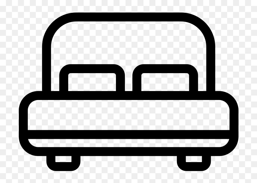 Bed, HD Png Download - bed icon png