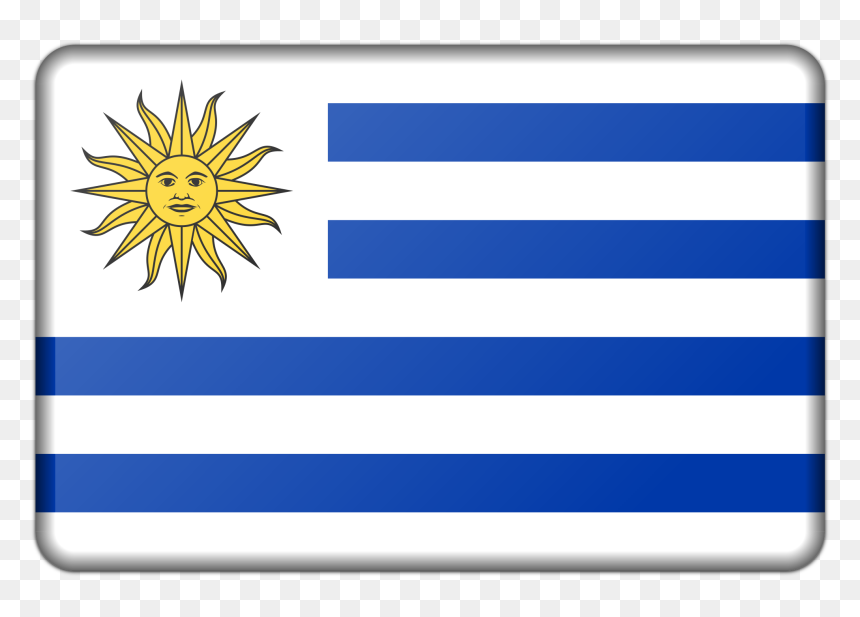 Uruguay Flag Clip Arts - Uruguay Flag, HD Png Download - uruguay flag png
