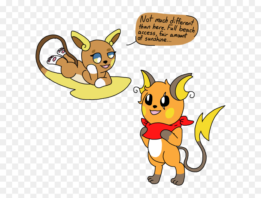 Cartoon, HD Png Download - alolan raichu png
