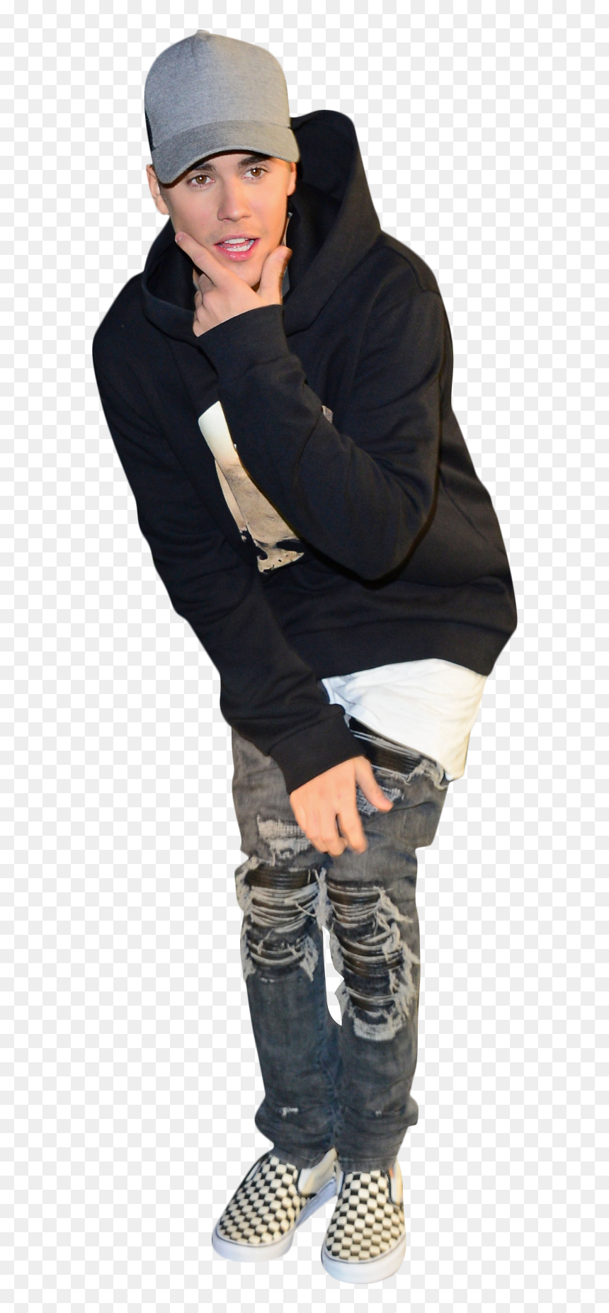 Justin Bieber Wearing Cap, HD Png Download - justin bieber png 2015