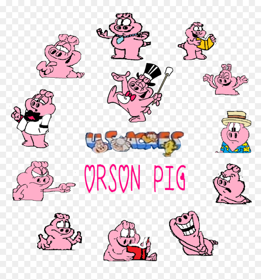 Free Download Garfield And Friends Clipart Odie Garfield - Garfield Pig, HD Png Download - peppa pig friends png
