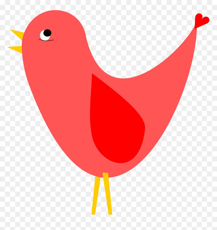 Red Bird Cute Clipart Png - London Underground, Transparent Png - red bird png