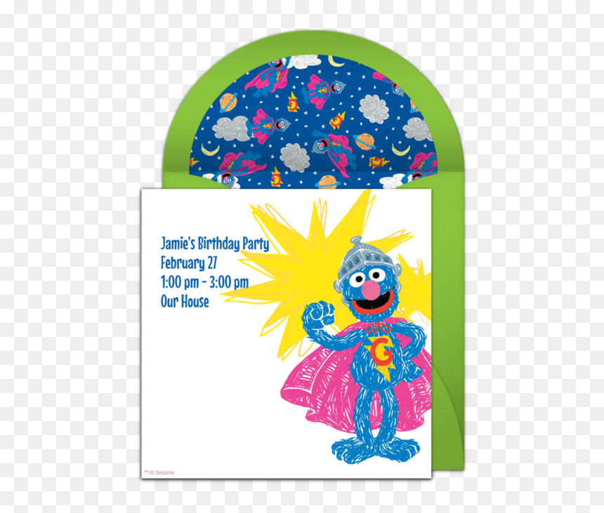 Cartoon, HD Png Download - grover png