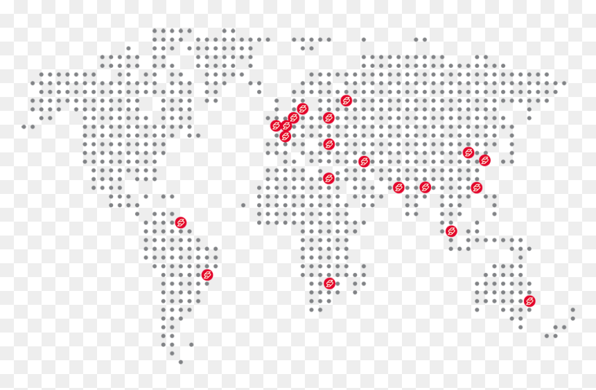 Dotted World Map Svg, HD Png Download - mapa de venezuela png
