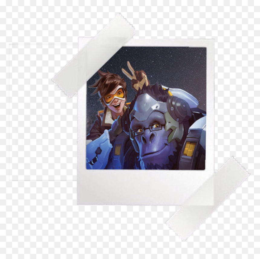 #overwatch #tracer #winston #horizon - Slam Dunk, HD Png Download - winston overwatch png
