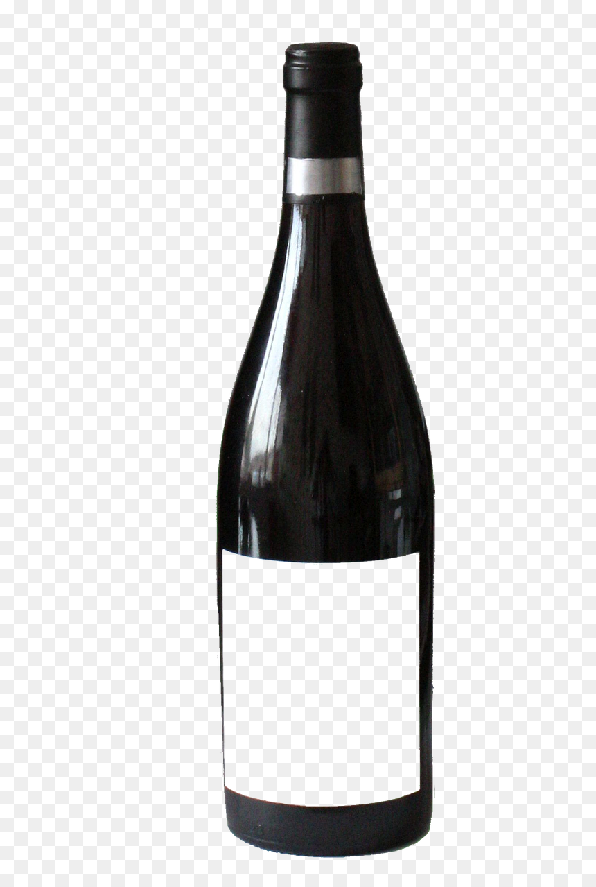 Bottle Wine Png - Blank Transparent Wine Bottle, Png Download - blank label png