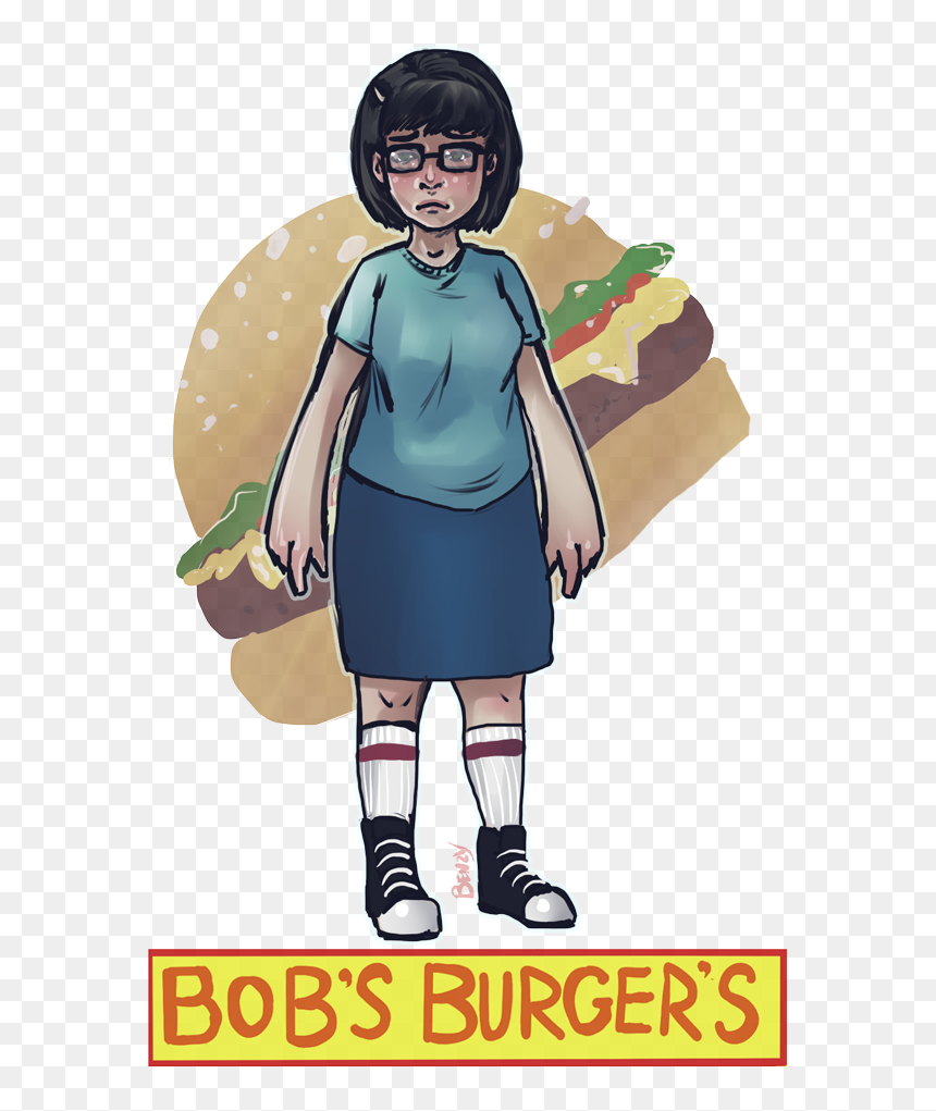 Tina - Tina Bobs Burgers Art, HD Png Download - bobs burgers png
