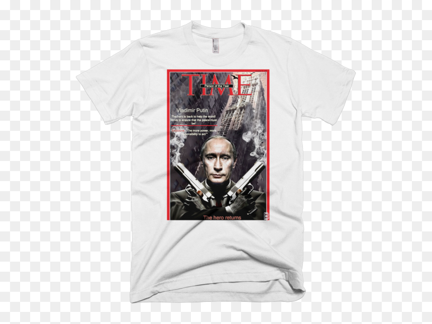 Vladimir Putin Time Magazine T-shirt - Stalin Vs Putin, HD Png Download - time magazine png