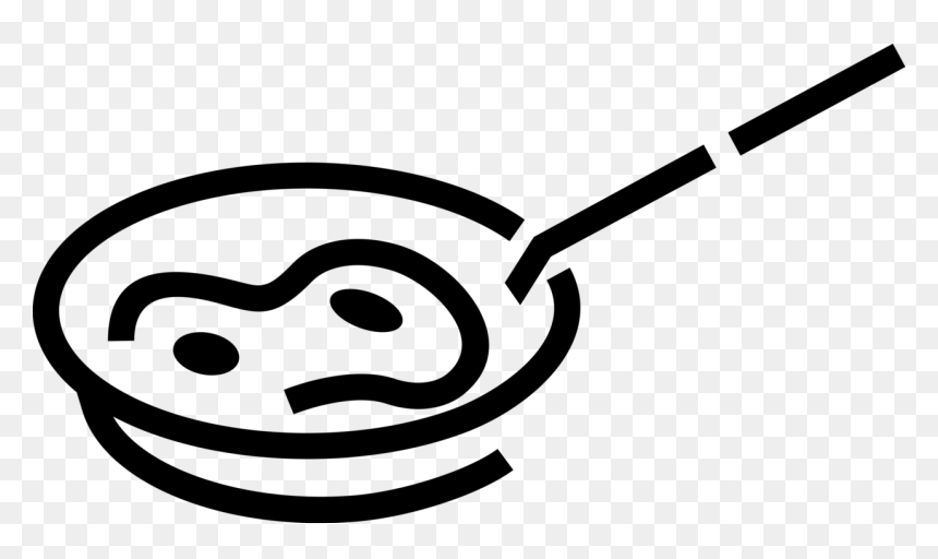 Vector Illustration Of Frying Pan, Frypan Or Skillet - Frying Pan, HD Png Download - skillet png