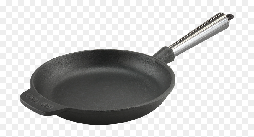 Cast Iron Skillet Frying Pan 18cm Steel Handle - מחבת פנקייק ציפוי שיש, HD Png Download - skillet png