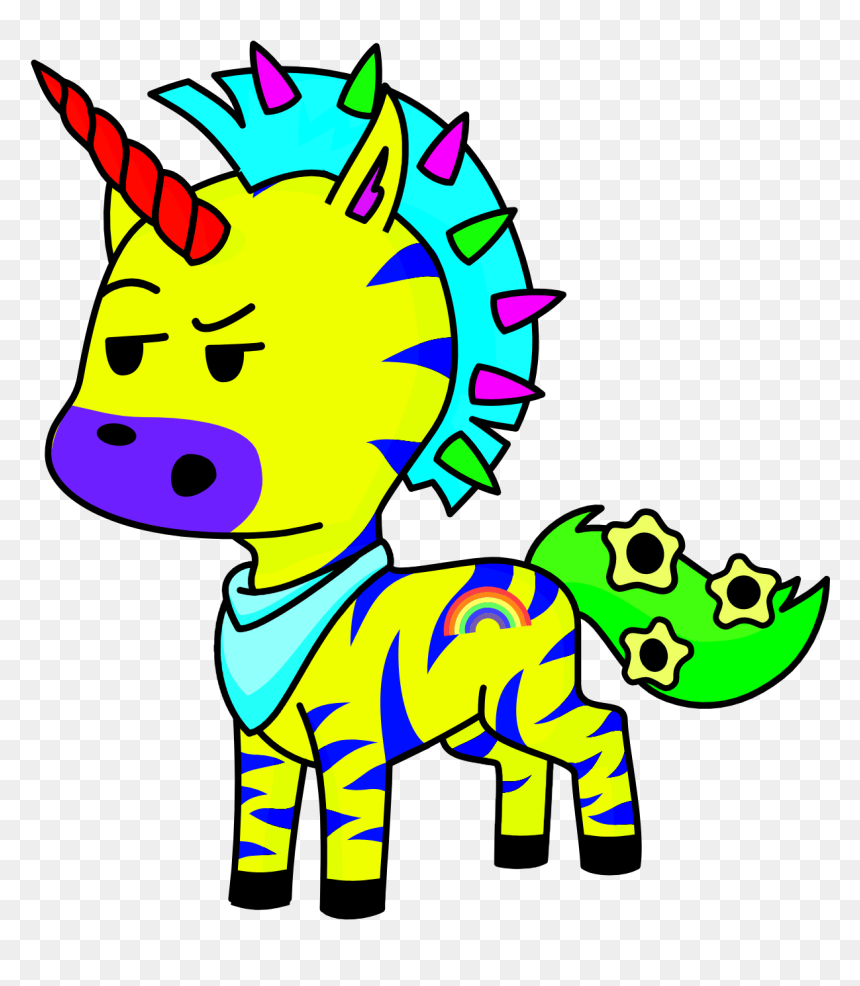 Yellow Unicorn, HD Png Download - peppa pig friends png