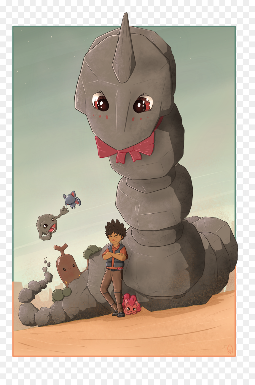 [fanart] Brock - Pokémon Para Colorir Zumbat, HD Png Download - brock pokemon png