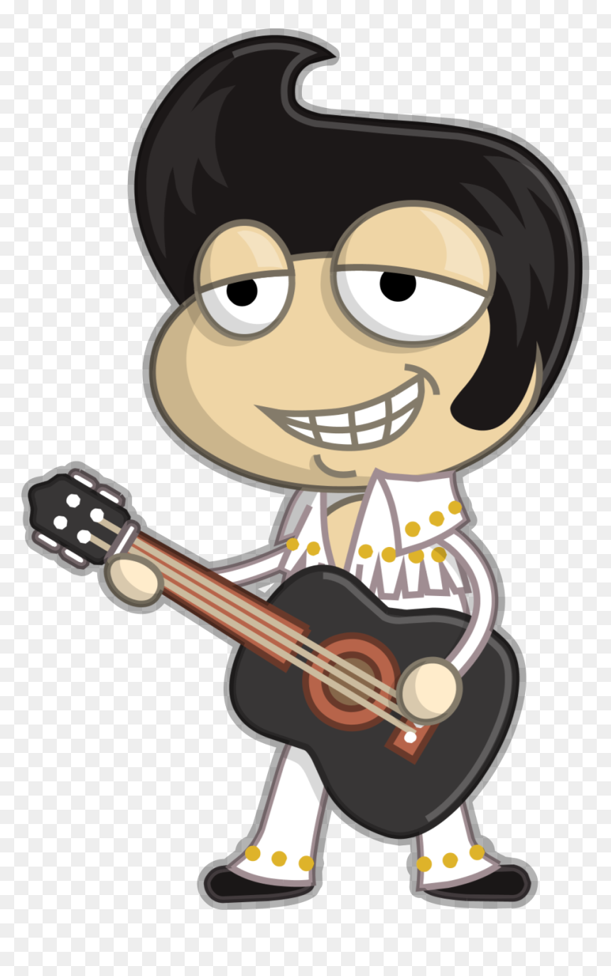Elvispresley - Poptropica Elvis, HD Png Download - elvis presley png