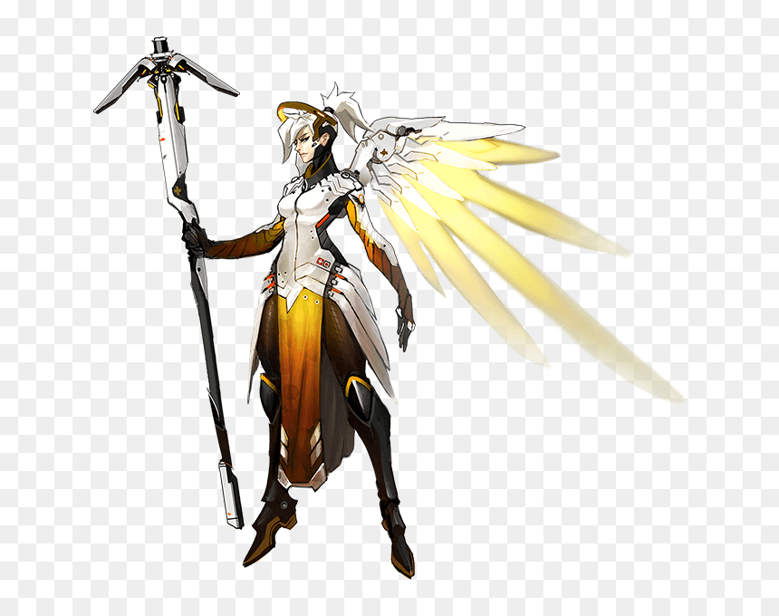 Overwatch Tier List - Mercy Overwatch, HD Png Download - winston overwatch png