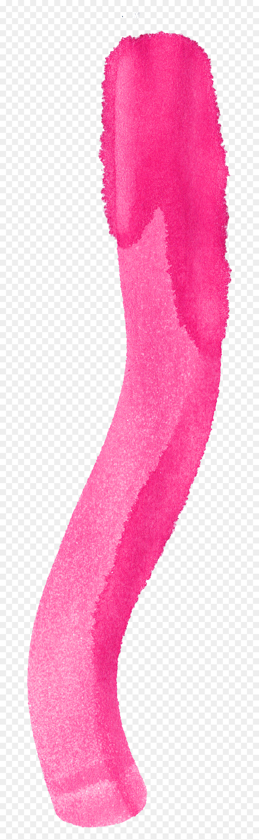 Sock, HD Png Download - pink brush stroke png