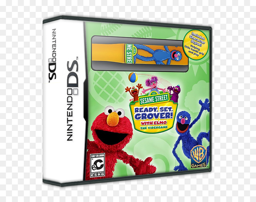Transparent Sesame Street Grover Clipart - Nintendo Ds, HD Png Download - grover png