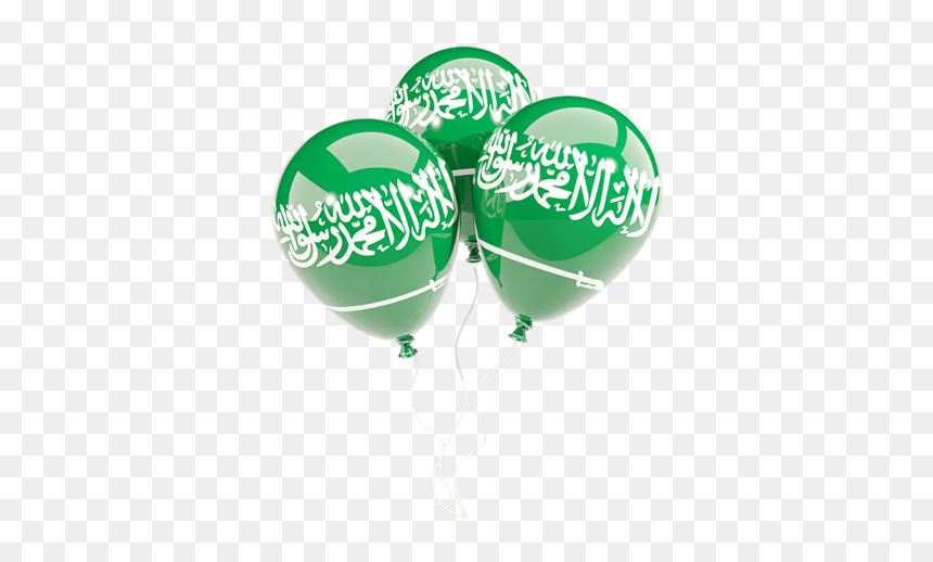 Download Flag Icon Of Saudi Arabia At Png Format - Saudi Arabia Flag, Transparent Png - green balloon png