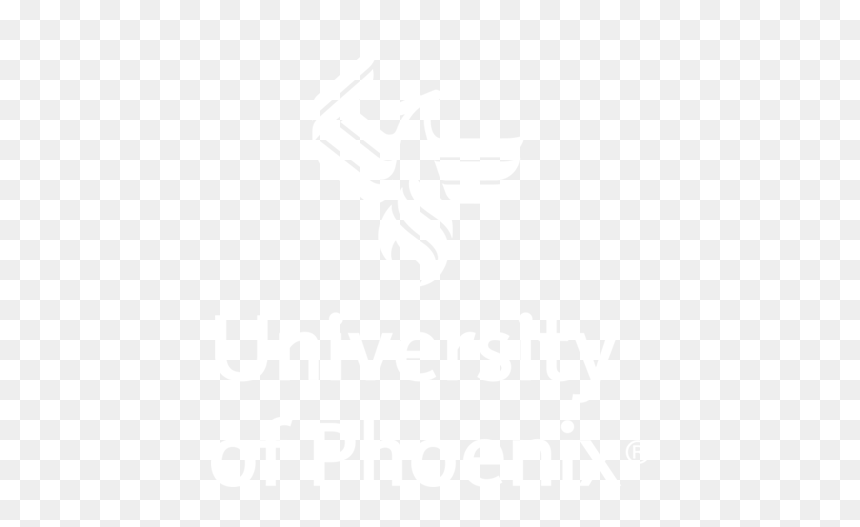 Johns Hopkins Logo White, HD Png Download - university of phoenix logo png