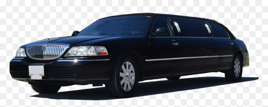 6-passenger Lincoln Towncar Stretch Limo - Limousine, HD Png Download - limousine png
