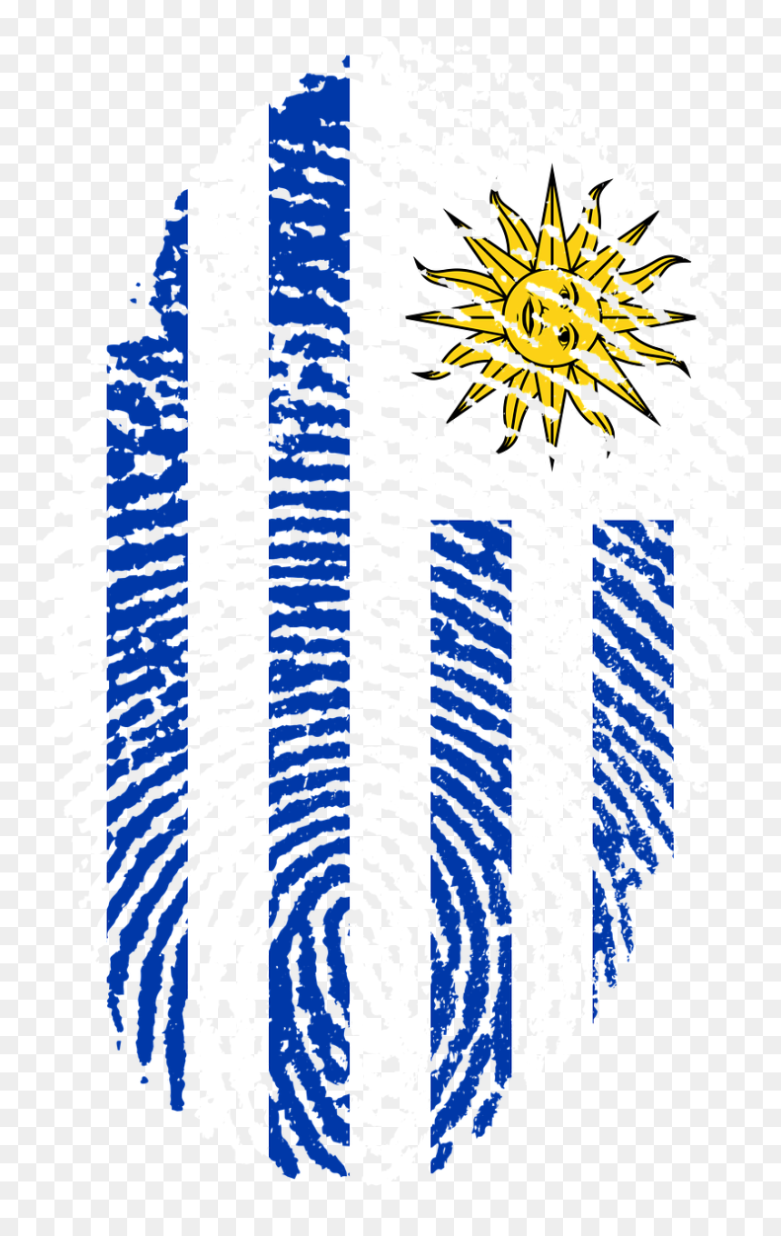 Huella Uruguay, HD Png Download - uruguay flag png