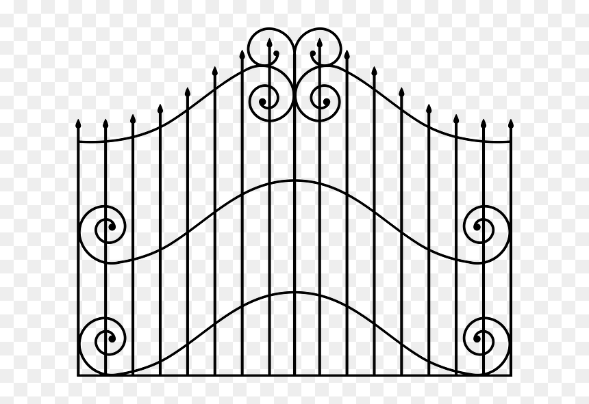 Gates Png , Png Download - Gates Clipart Black And White, Transparent Png - gates png