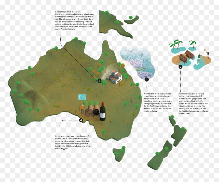 Map Of Australia, HD Png Download - time magazine png