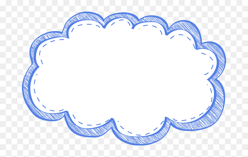 Blue Scribble Frame - Circle, HD Png Download - scribble circle png
