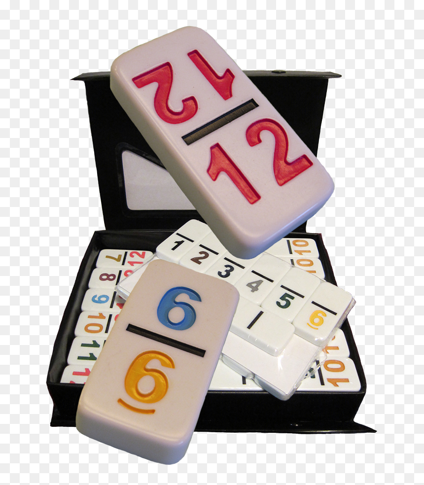 Double 12 Numbers Dominoes - Dominoes With Numbers, HD Png Download - dominoes png