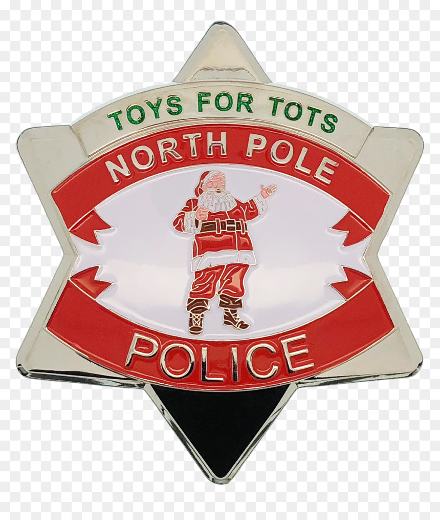 Cook County Sheriff Star - North Pole Police Badge, HD Png Download - sheriff star png