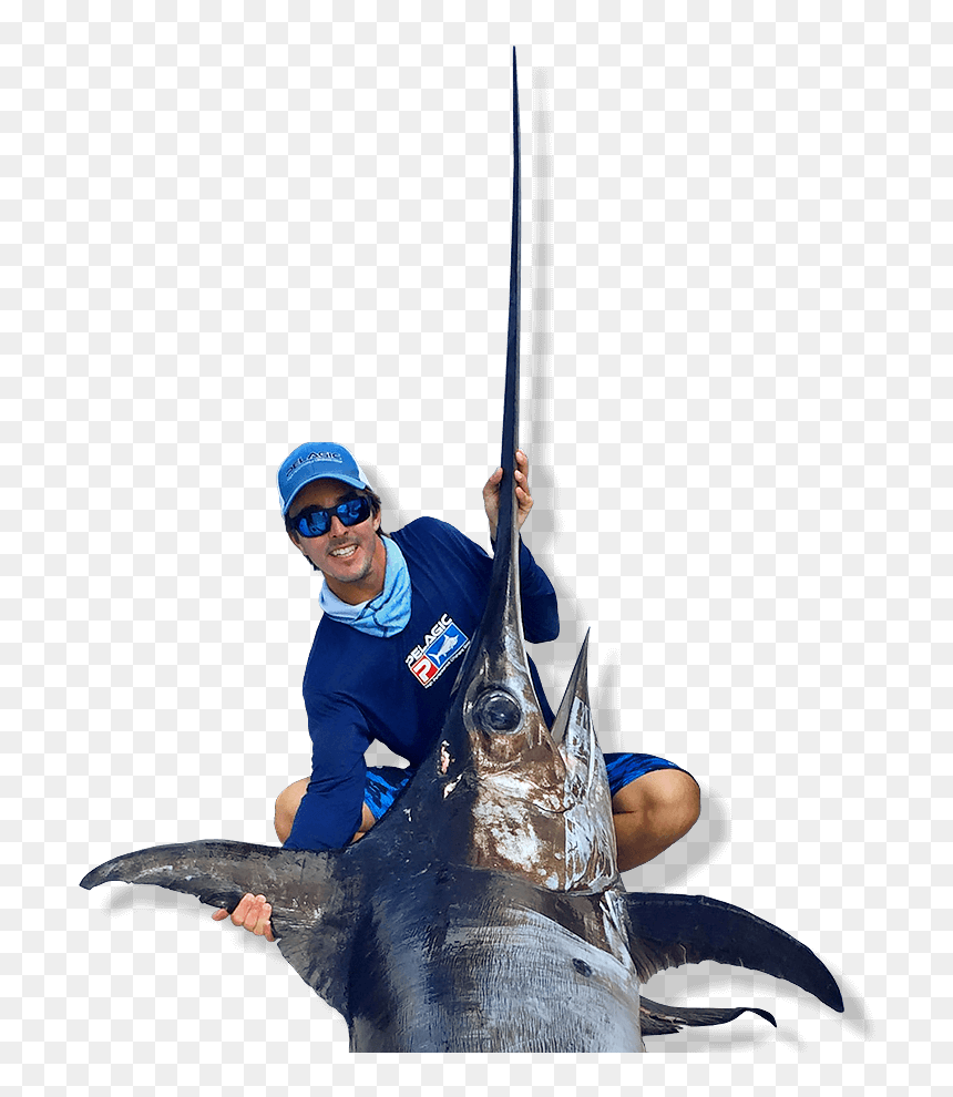 Nick Stanczyk With Big Broadbill Swordfish - Big-game Fishing, HD Png Download - swordfish png