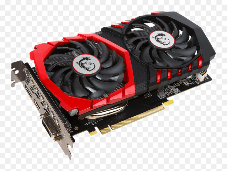 Msi 1050 Ti 4gb, HD Png Download - graphics card png