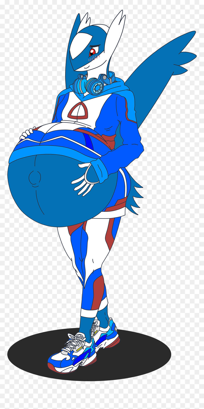 Mpreg Sapphire - Anthro Latios - Find Latios In Sapphire, HD Png Download - latios png