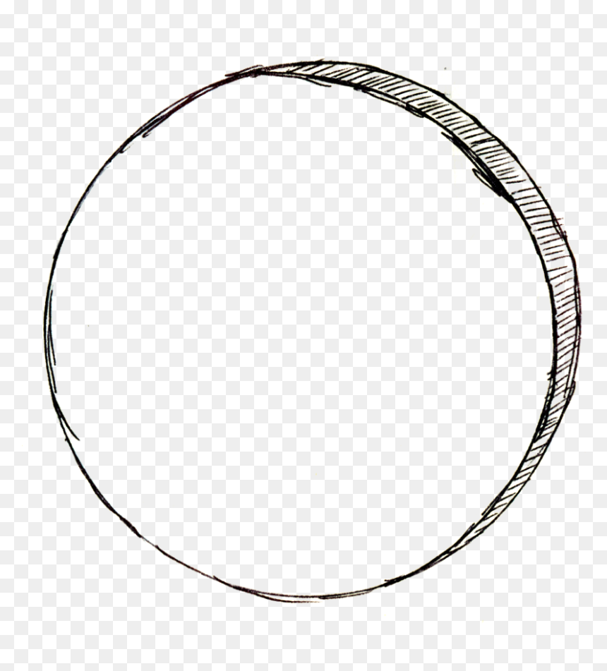 Id - Circle, HD Png Download - scribble circle png