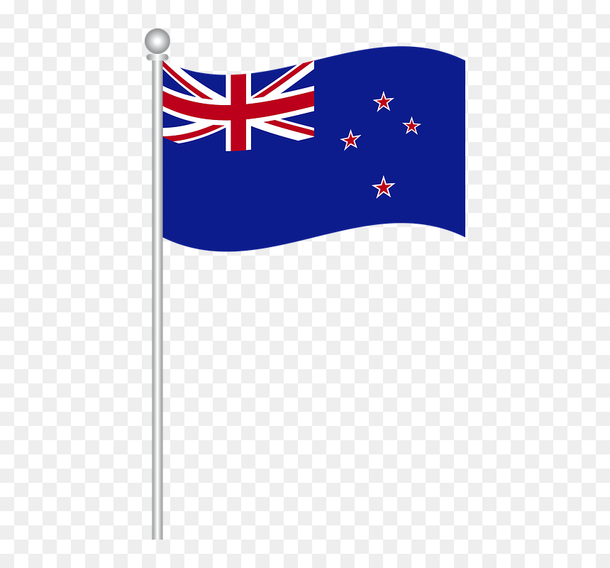 New Zealand Flag Png Transparent Image - New Zealand Flag Cartoon, Png Download - new! png