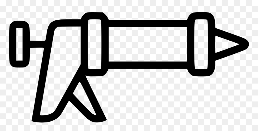 Caulking Gun - Caulking Gun Vector Png, Transparent Png - gun vector png