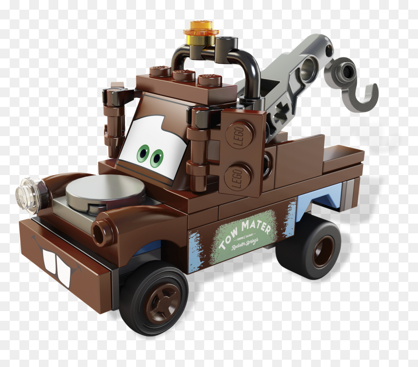 Lego Cars 8201 Classic Mater , Png Download - Lego Cars Tow Mater, Transparent Png - mater png