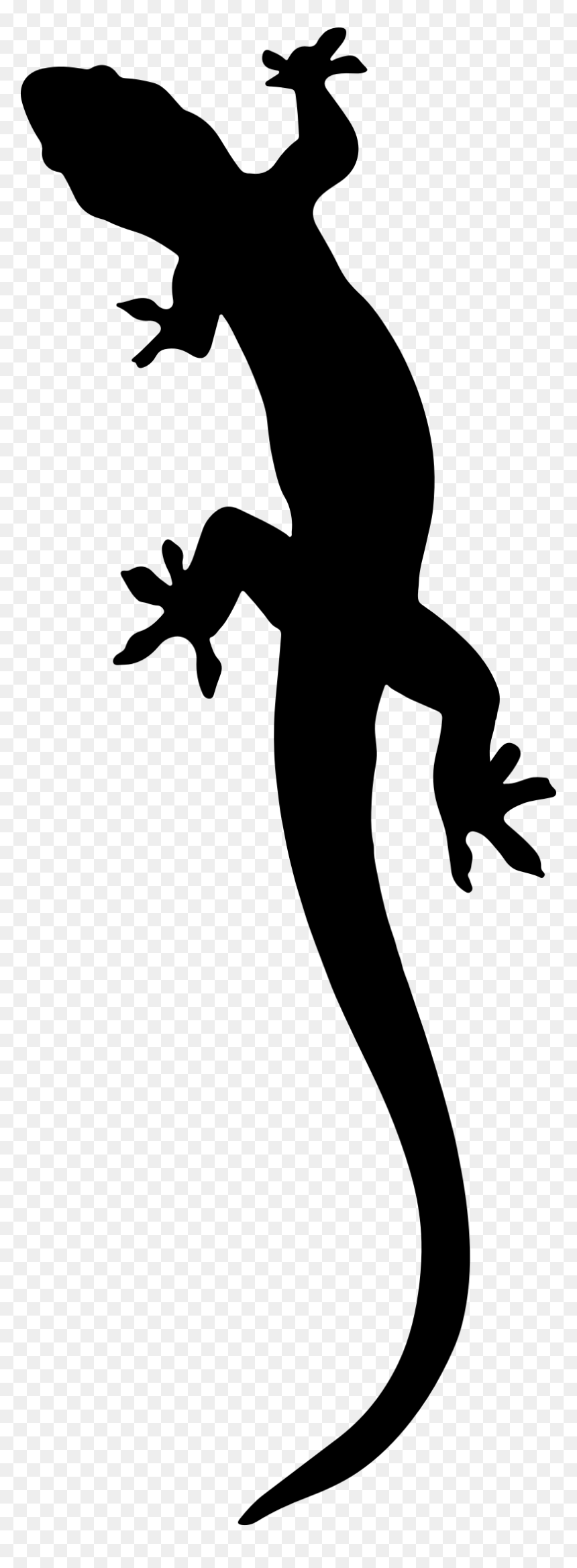 Salamander Silhouette Clip Arts - Lizard Silhouette Png, Transparent Png - salamander png