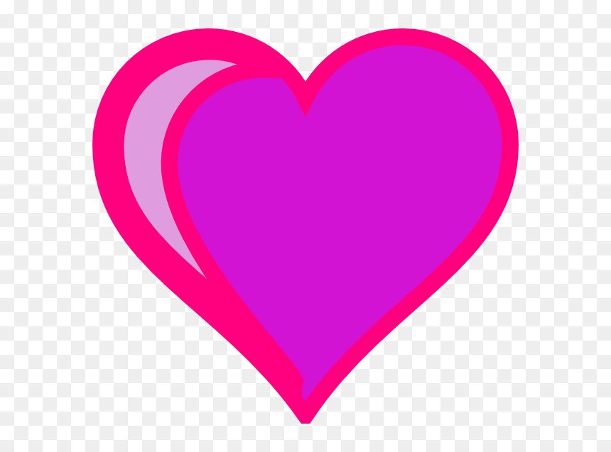 Hearts Clipart Purple - Heart, HD Png Download - purple hearts png