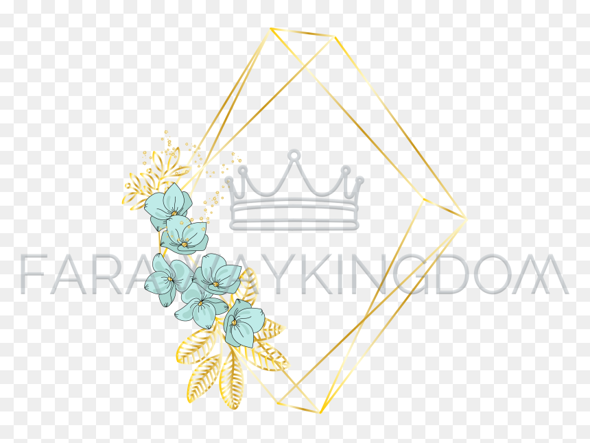 Geometric Flowers Wedding Golden Vector Illustration - Illustration, HD Png Download - geometric png tumblr