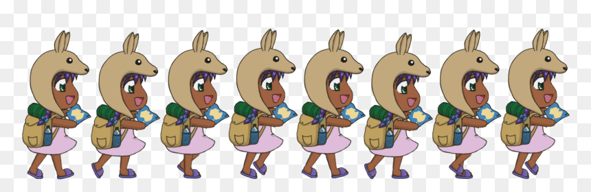 Boy Without Gear Walk Cycle - Cartoon Boy Walk Png, Transparent Png - walk png